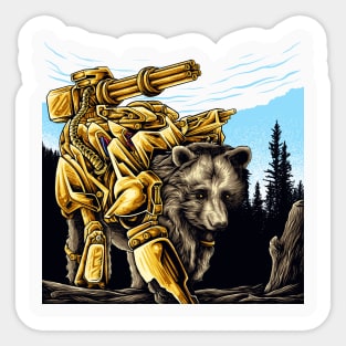 Golden Bearborg Sticker